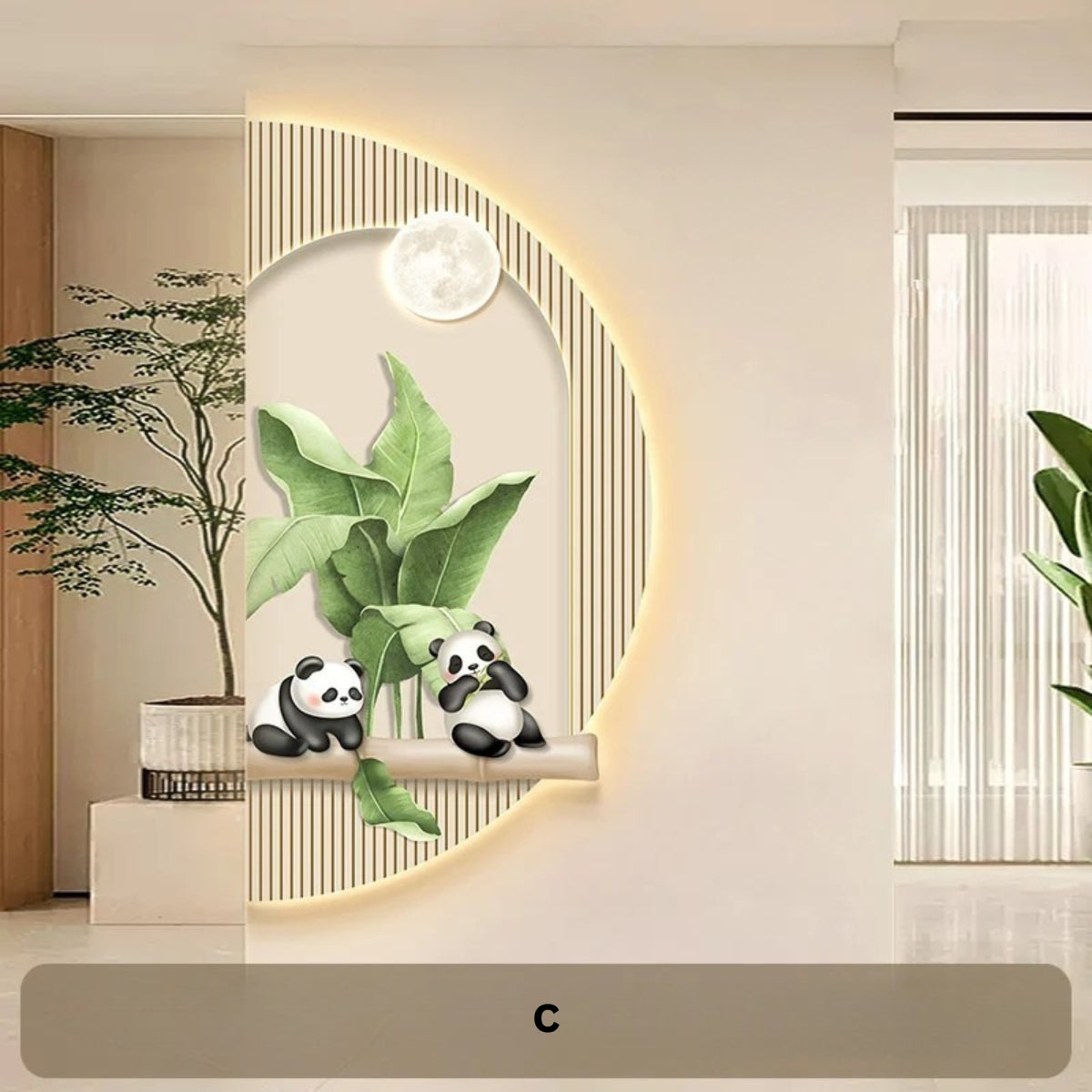 Panda Glow Art