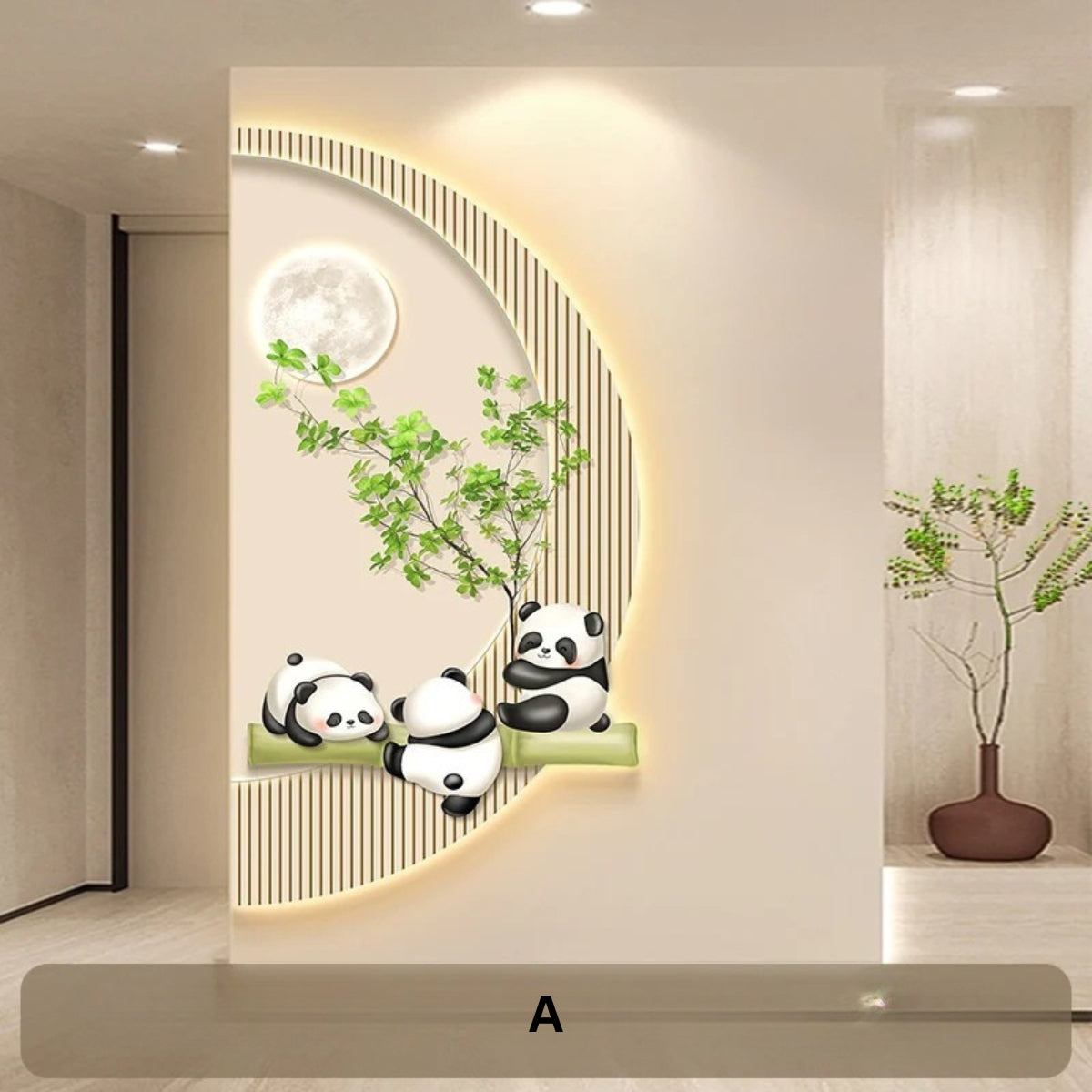 Panda Glow Art