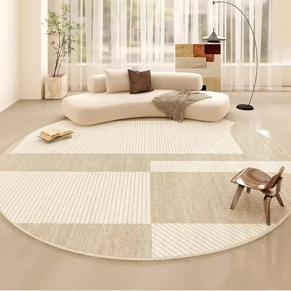 Striped Round Rug