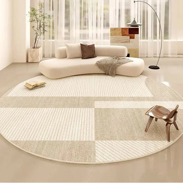Striped Round Rug