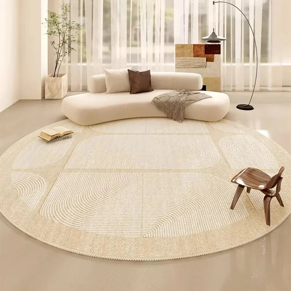 Striped Round Rug