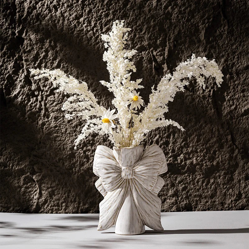 Elegant Bow Vase