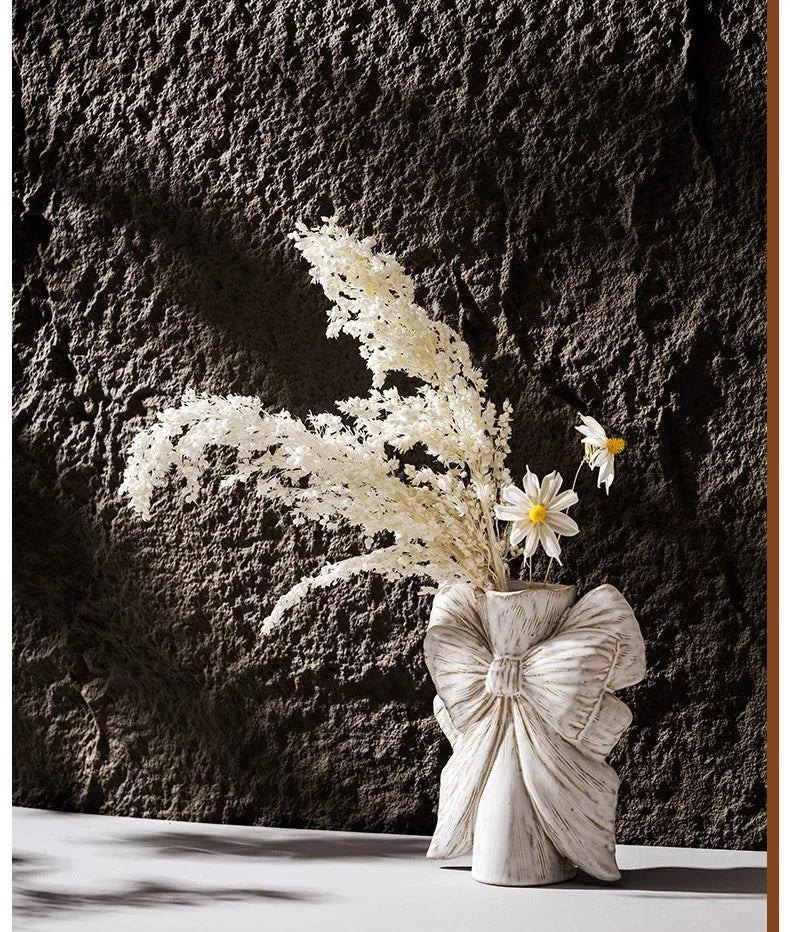 Elegant Bow Vase