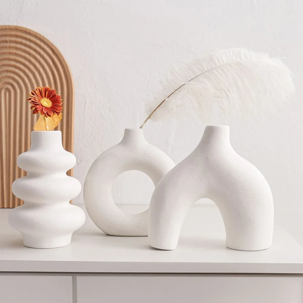 Textured Ceramic Trio