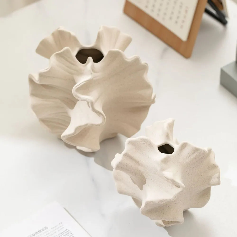 Coral Matte Vase