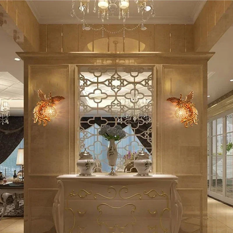 Elegant Bird Luminaire