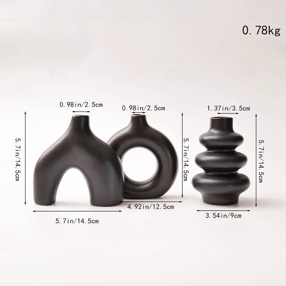 Textured Ceramic Trio