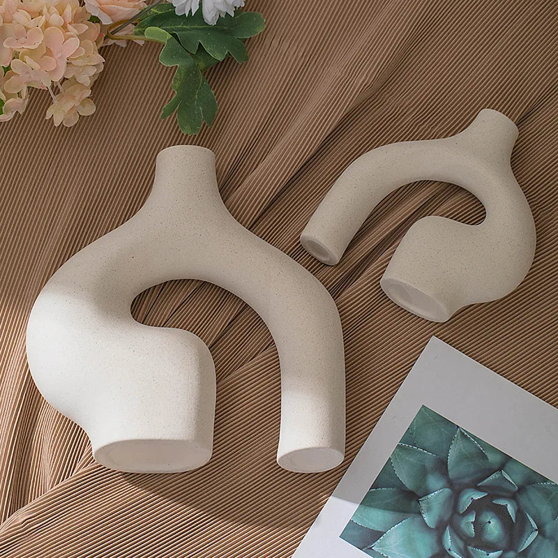 Ivory Essence Vases