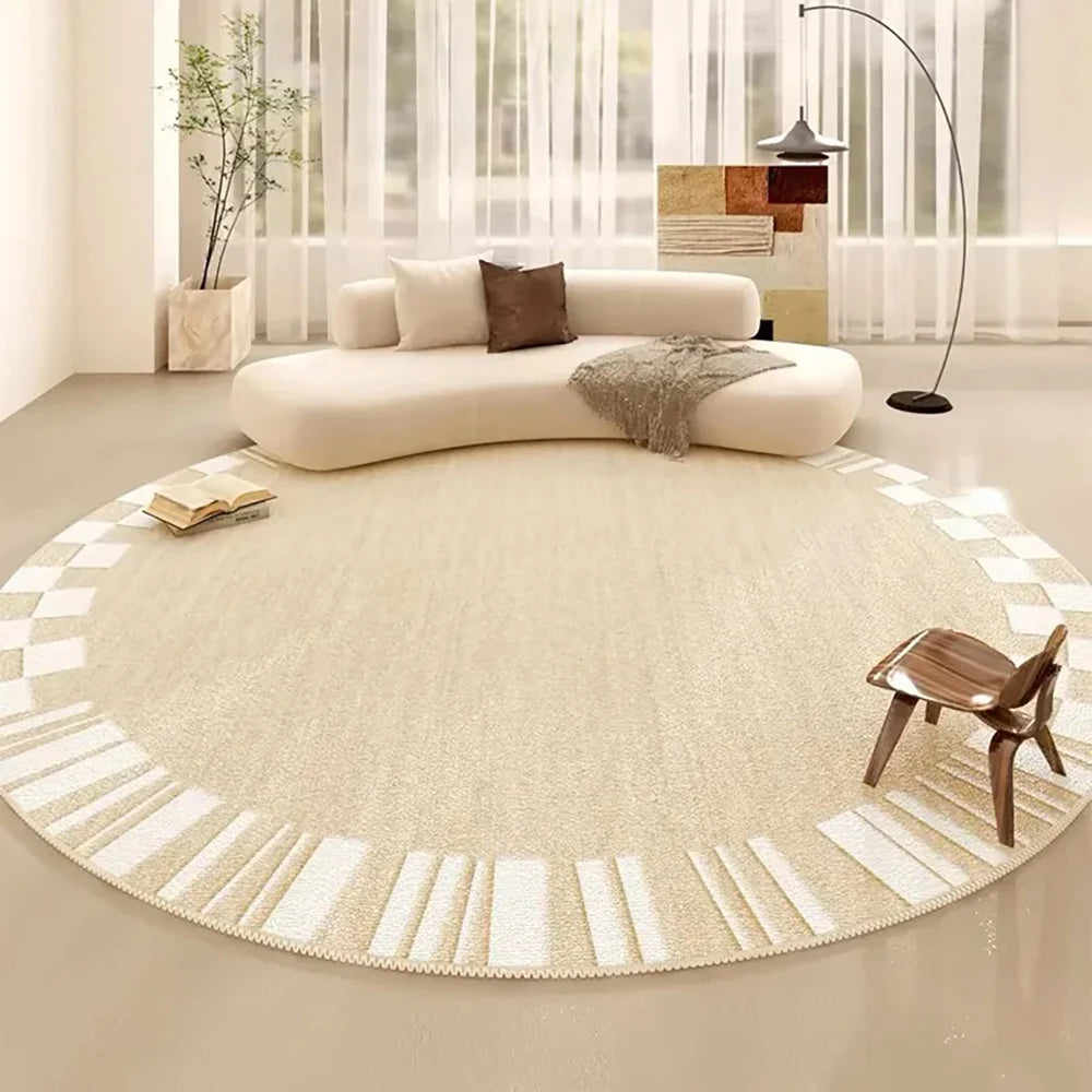 Striped Round Rug