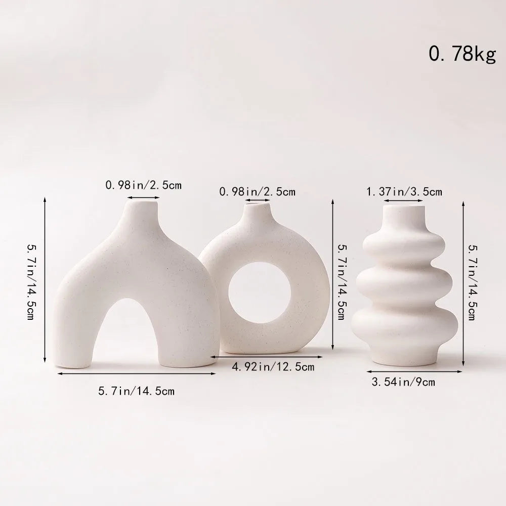 Textured Ceramic Trio
