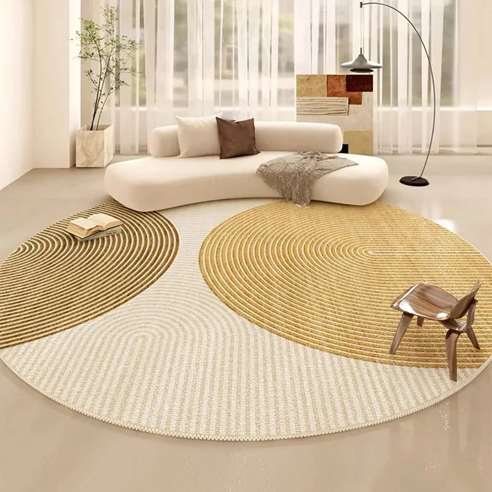 Striped Round Rug