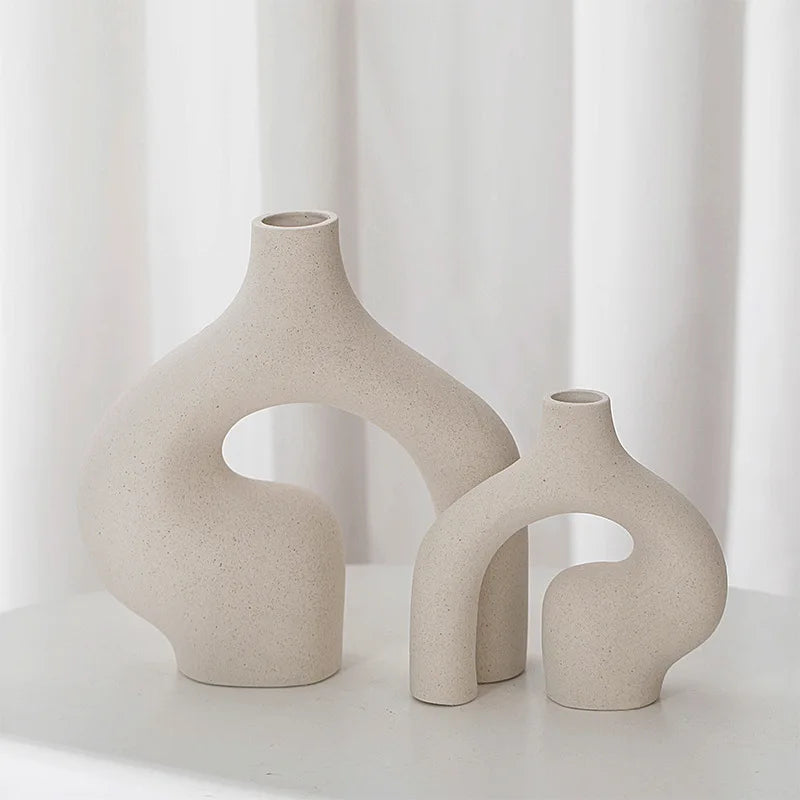 Ivory Essence Vases