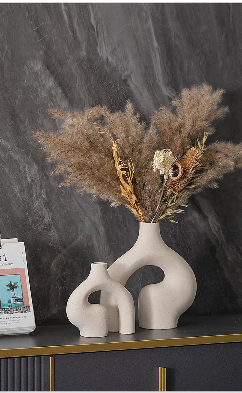 Ivory Essence Vases