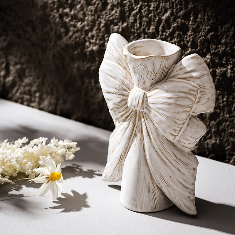 Elegant Bow Vase