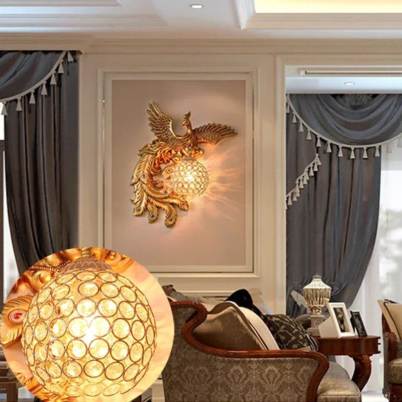 Elegant Bird Luminaire