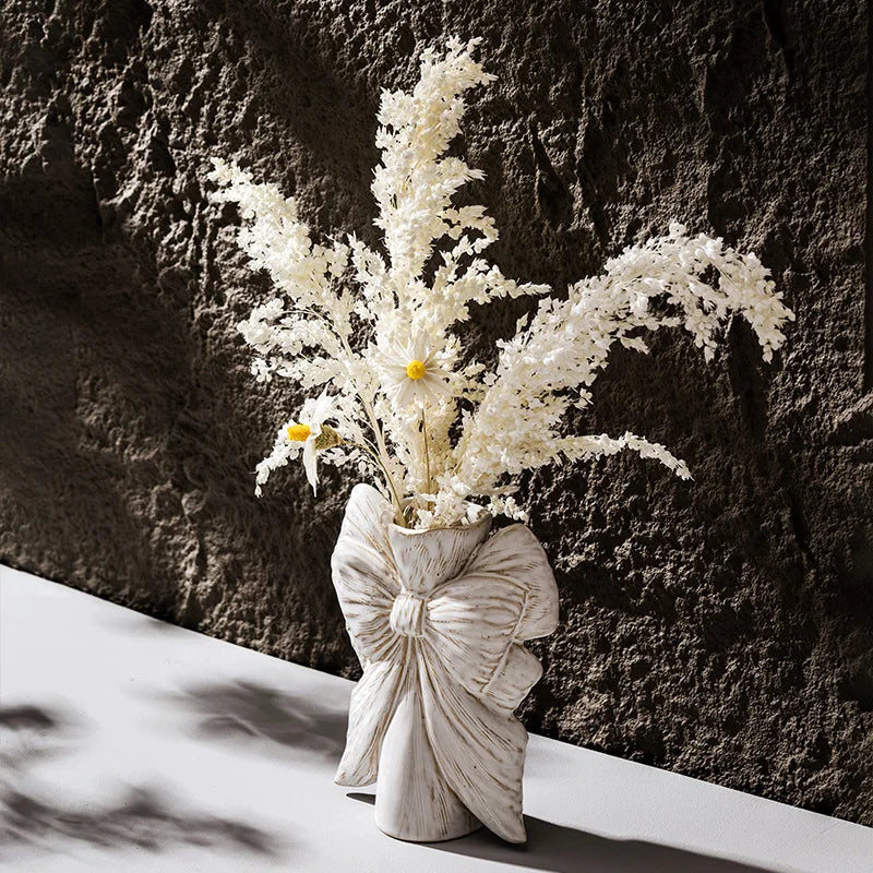 Elegant Bow Vase