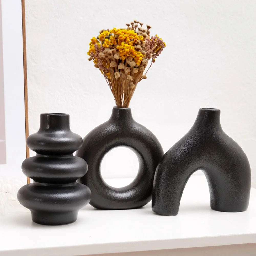 Textured Ceramic Trio
